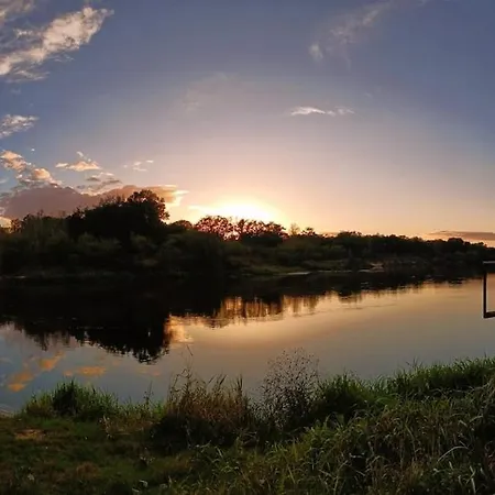Nyaraló Dom Letniskowy Do Wynajecia Z Wlasna Przystania Nad Rzeka Narew - Linia Brzegowa Dzbenin